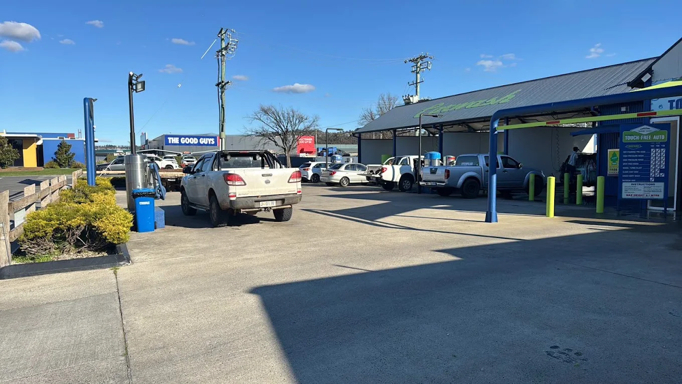 Tassie Wash car wash forecourt in Invermay, Launceston